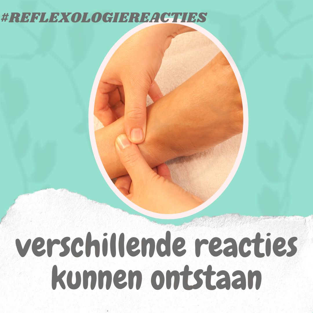 Voetreflexologie verschillende reacties kunnen ontstaan